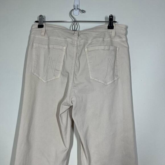 Nik+Zoe Women’s Mid-Rise Straight Ivory Jeans Sz‎ 29 Stretchy Comfy - Picture 9 of 14
